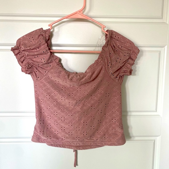 Crop Top, Color Blush, Size Medium - Picture 2 of 3